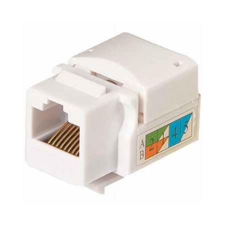 Maxpower Cat6 & 5E Jack White MA3849953